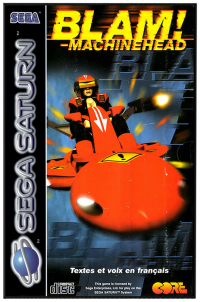 Blam Machinehead PAL Sega Saturn PAL box art